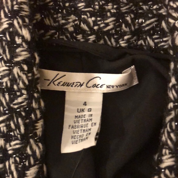Black and white/sparkle Kenneth Cole jacket new - Picture 4 of 5